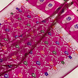 Pure katan silk saree banarasi saree