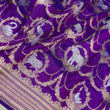 Pure Katan silk handwoven banarasi saree