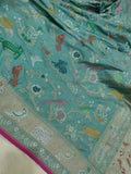 Pure Katan Silk Handwoven Banarasi Saree