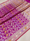 Pure Katan Silk Handwoven Banarasi Saree