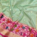 Pure Kora Silk Handwoven Banarasi Saree