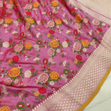 Pure Katan Silk Handwoven Banarasi Saree