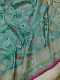 Pure Katan Silk Handwoven Banarasi Saree