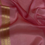 Multicolour Pure kora digital print handwoven banarasi saree