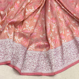 Pure katan silk Handwoven Banarasi saree