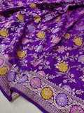 Pure Katan Silk Handwoven Banarasi Saree