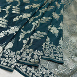 Pure katan silk Handwoven banarasi saree