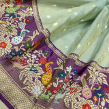 Pure Tissue Silk Handwoven Banarasi Saree