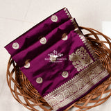 Katan Ektara Silk Handwoven Banarasi Saree