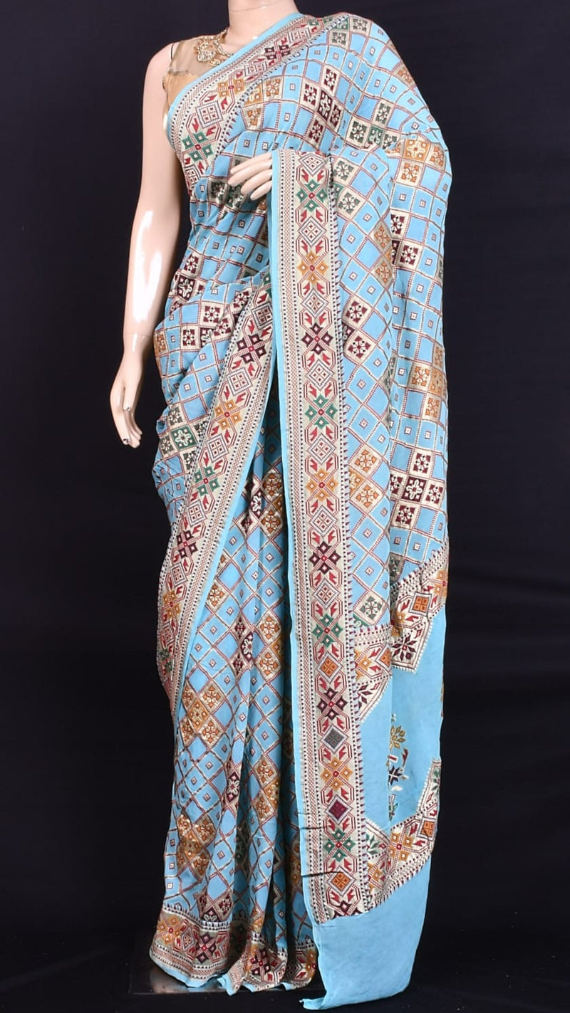 Trendy Pure Banarasi Georgette Saree at Rs.12500/Piece in hyderabad offer  by Venkat Ethnic Collection