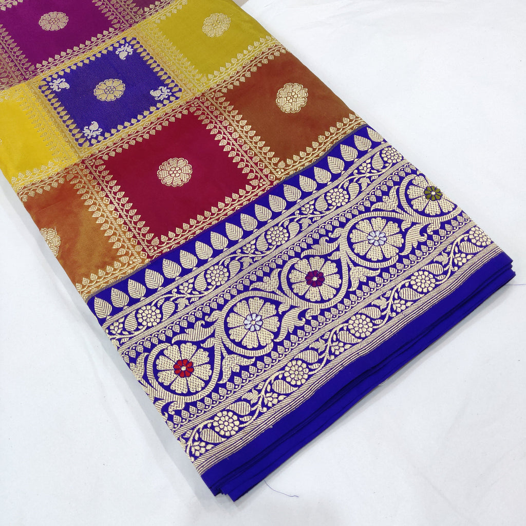 Rangkat Katan Silk Handwoven Banarasi Saree
