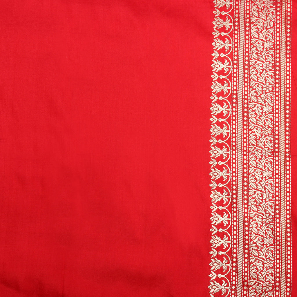Cement Colour Katan Silk Handwoven Banarasi Saree
